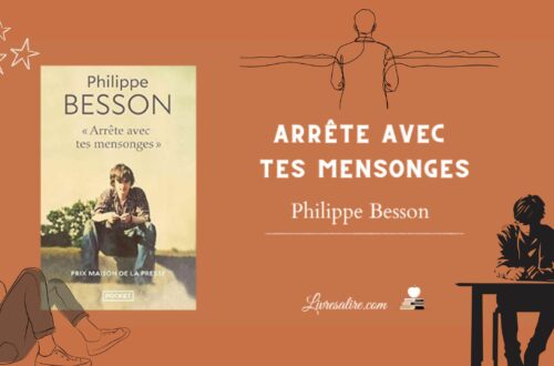 Illustration pour présenter le livre "Arrête avec tes mensonges" de Philippe Besson