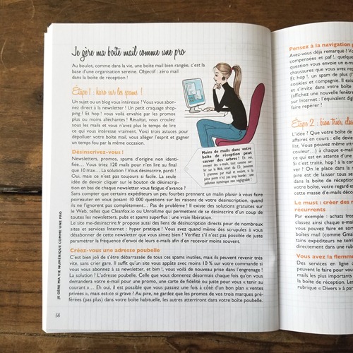 Mon cahier super organisée - Vie numérique