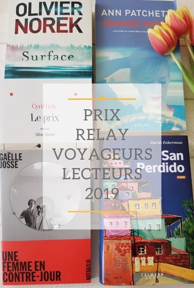 Prix RELAY des Voyageurs Lecteurs 2019 - blog littéraire