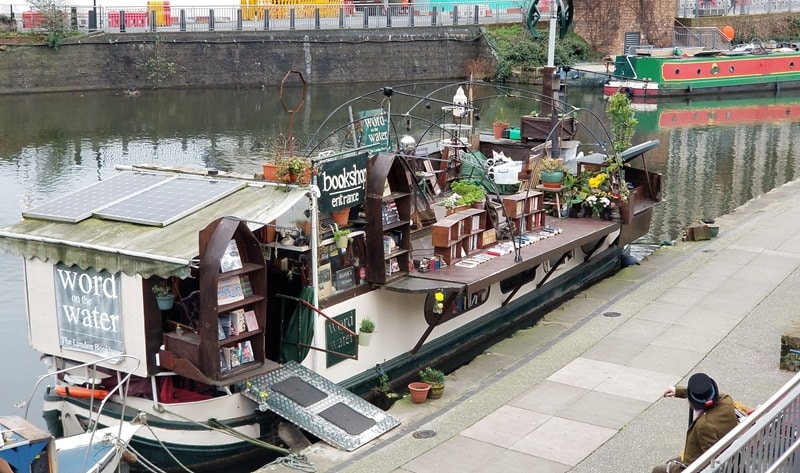 londres librairie eau péniche word water