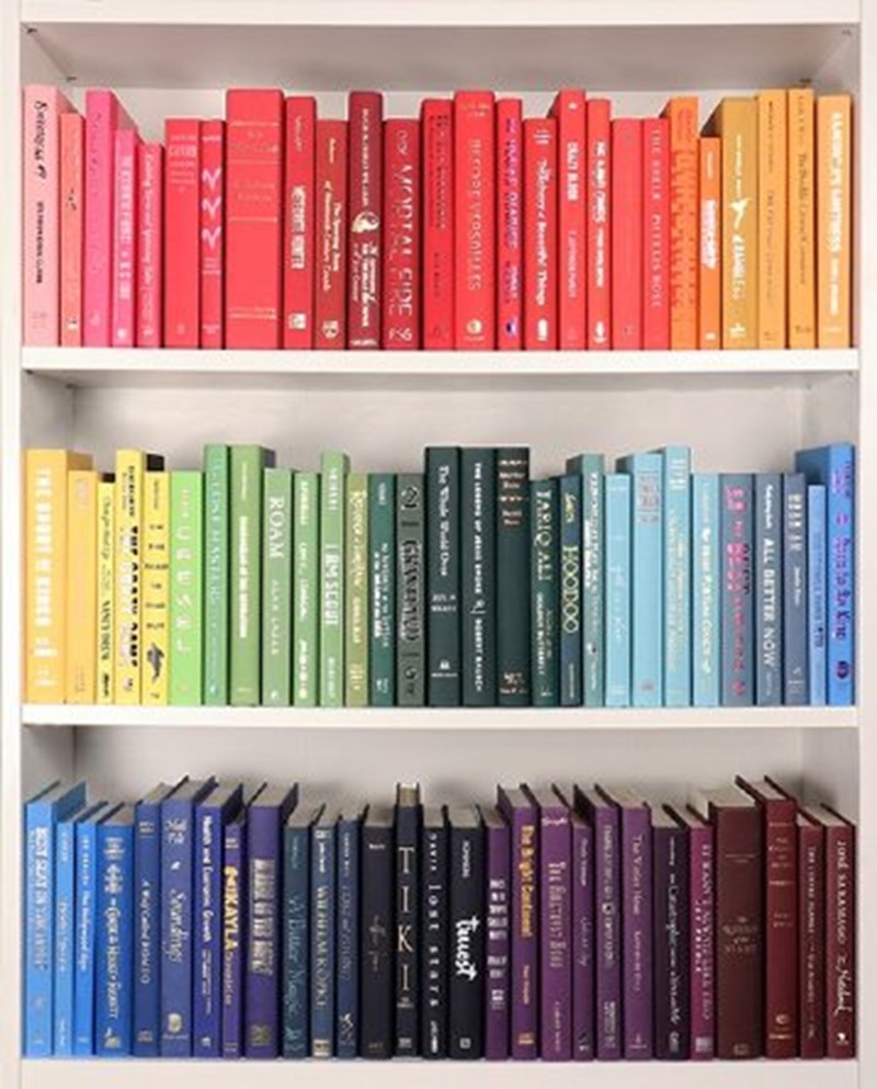 Ranger sa bibliothèque par couleurs Ranger sa bibliothèque par couleurs