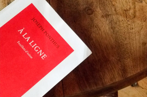 Joseph ponthus blog litteraire