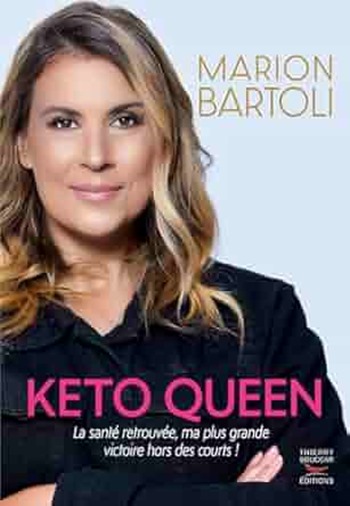 Keto queen - Marion Bartoli Couverture livre Keto Queen de Marion Bartoli