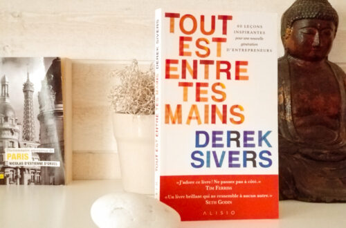 Couverture du livre « Tout est entre tes mains » de Derek Sivers, guide de développement personnel sur la liberté, la simplicité et les choix de vie.Sivers
