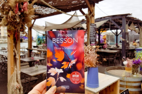 Présentation de la couverture du livre "Dîner à Montréal" de Philippe Besson
