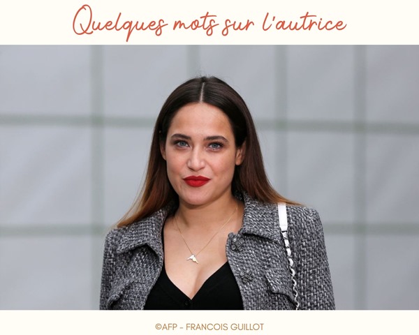 Courte biographie Claire Berest Photo de Claire Berest joliment maquillée pour présenter sa courte biographie