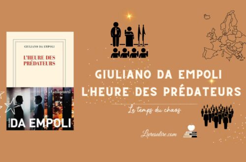 Présentation de la couverture de "L'heure des prédateurs" de Giuliano Da Empoli
