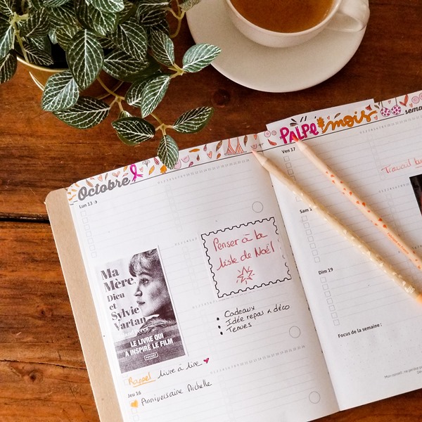Agenda pour une organisation gagnante Agenda ouvert pour noter ce qui est important et grader une trace de ce qui est fait comme des moments heureux