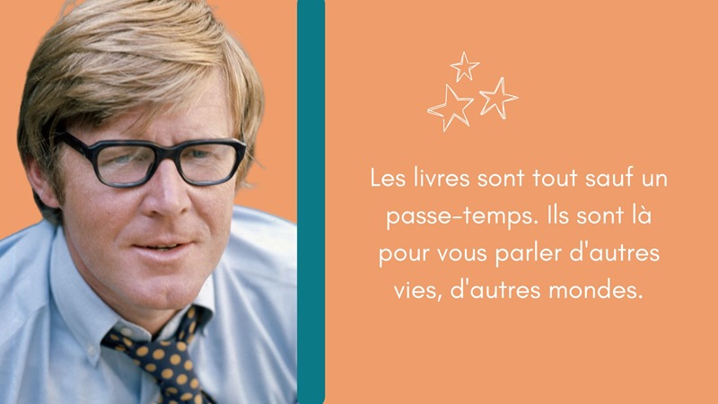 Alan Bennett Alan Bennett en photo avec une citation du livre sur la lecture