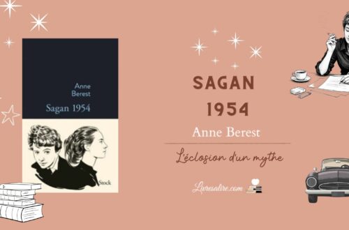 Illustration pour présenter le livre "Sagan 1954" de Anne Berest