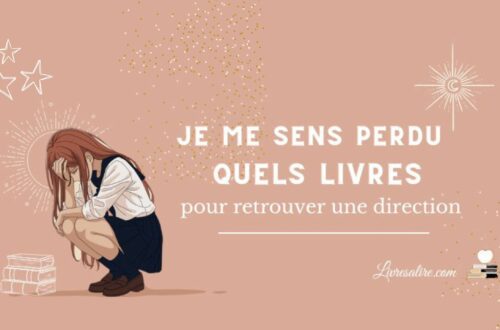 Illustration d'une jeune femme qui se sent perdue et qui peut retrouver son chemin grâce aux livres