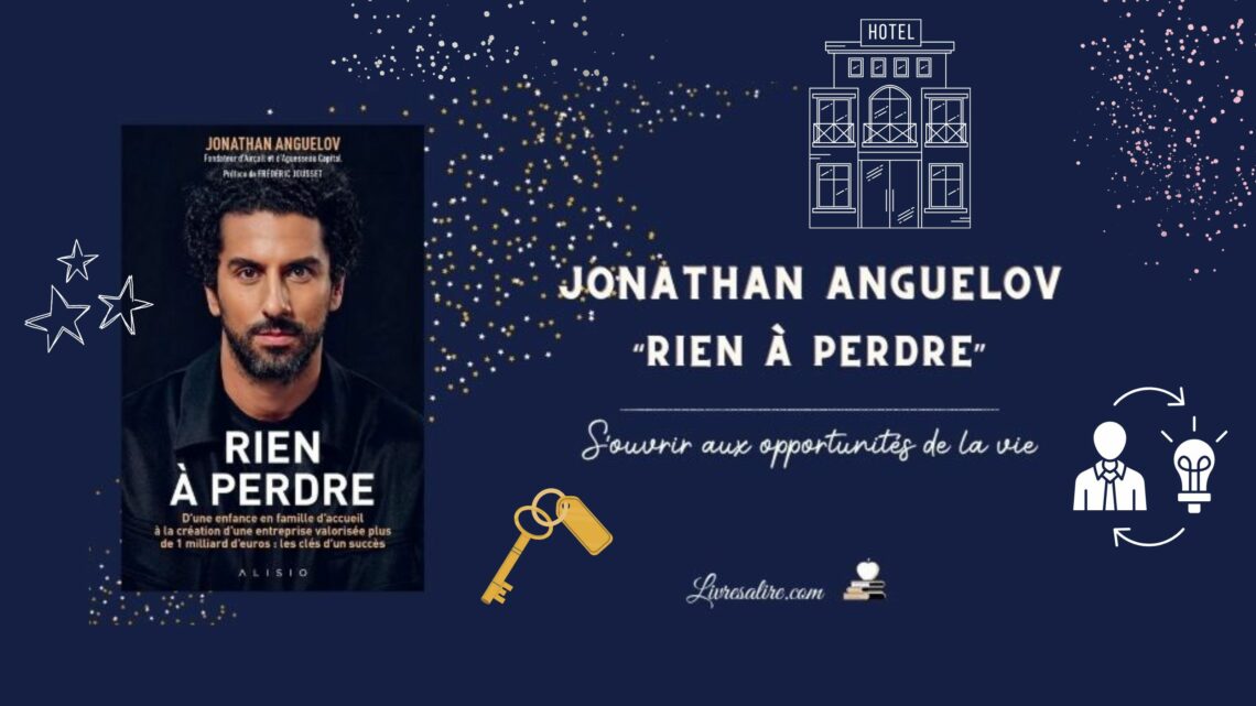 Illustration pour présenter le livre "Rien à perdre" de Jonathan Anguelov