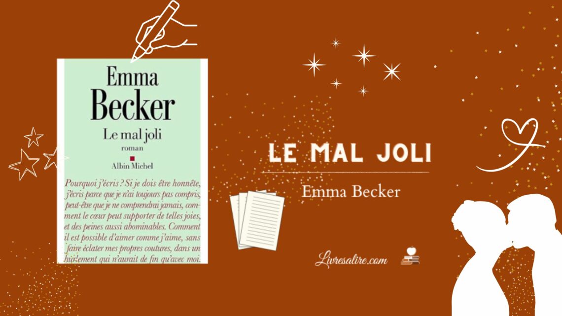 Illustration pour présenter le livre d'Emma Becker "Le mal joli"