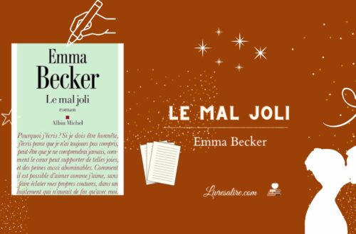 Illustration pour présenter le livre d'Emma Becker "Le mal joli"