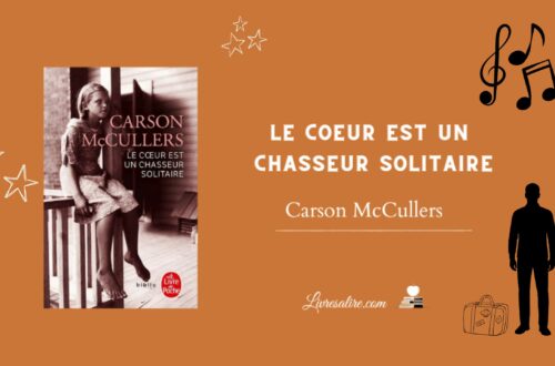 Illustration pour présenter le livre "Le coeur est un chasseur solitaire" de Carson McCullers