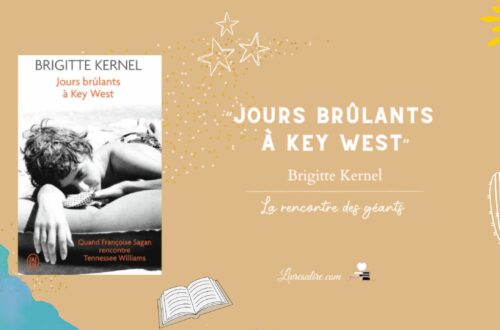 Illustration pour présenter le livre de Brigitte Kernel "Jours brûlants à Key West"