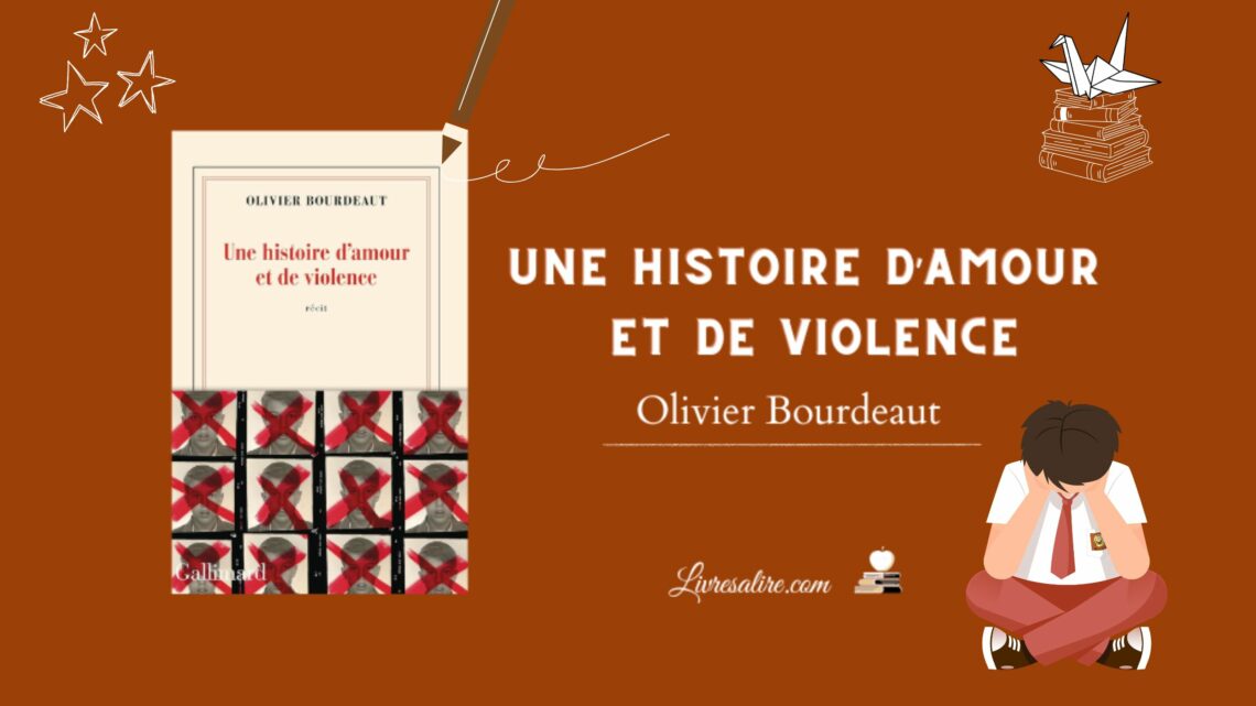 Illustration pour présenter le livre d'Olivier Bourdeaut "Une histoire d'amour et de violence"