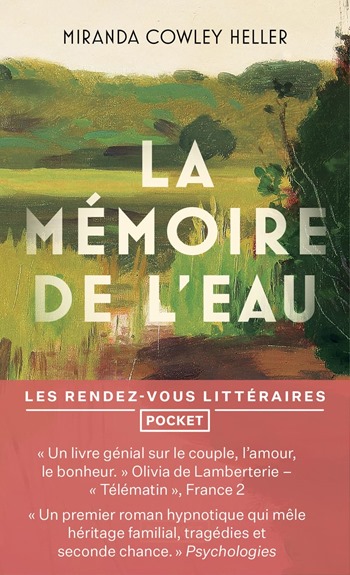 couverture de la mémoire de l'eau de Miranda Cowley Heller couverture de la mémoire de l'eau de Miranda Cowley Heller