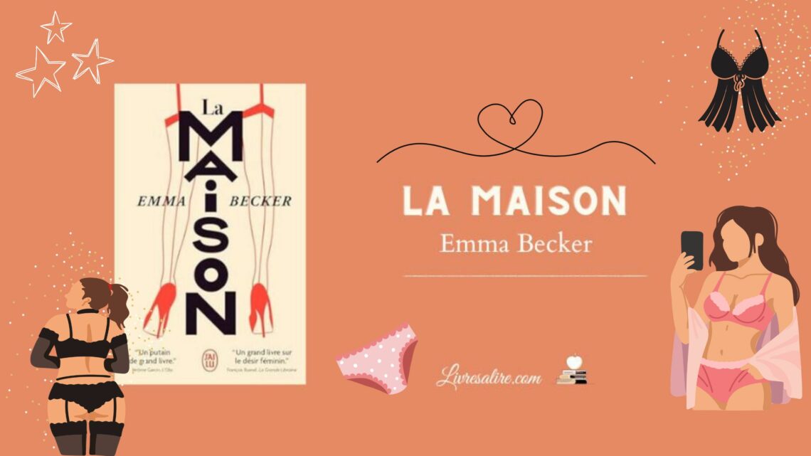 Illustration pour présenter le livre d'Emma Becker "La Maison"