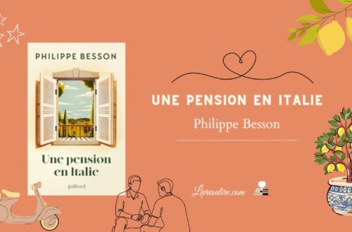 Illustration pour présenter le livre "une pension en Italie" de Philippe Besson